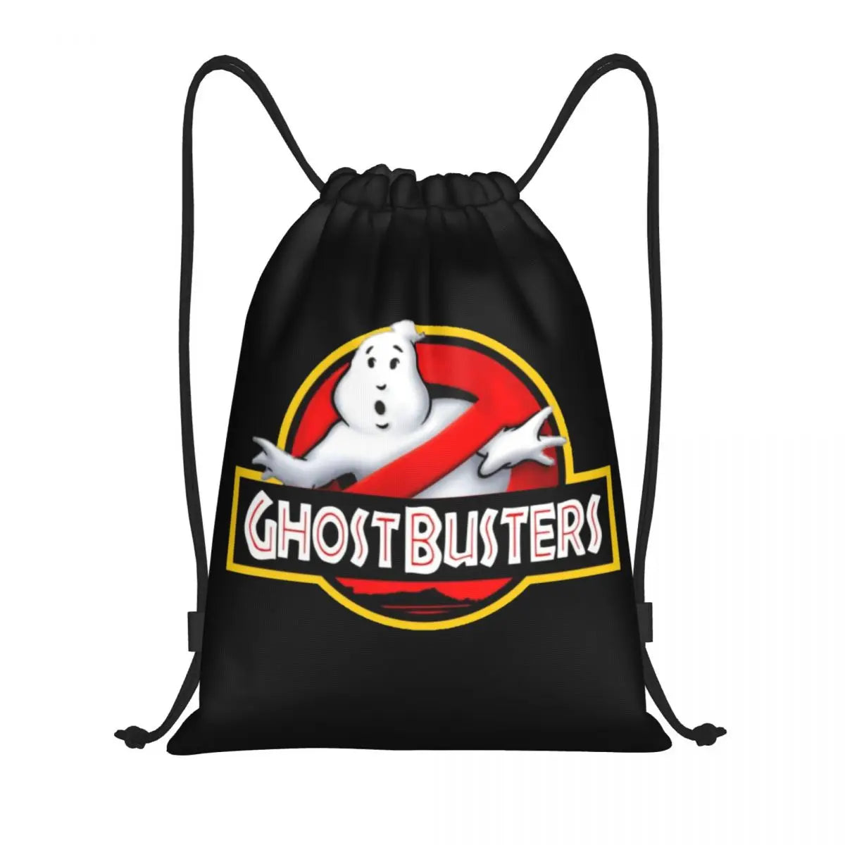 Ghost Buster Logo Drawstring Bags Women Men Portable Sports Gym Sackpack Supernatural Comedy Film Training Backpacks