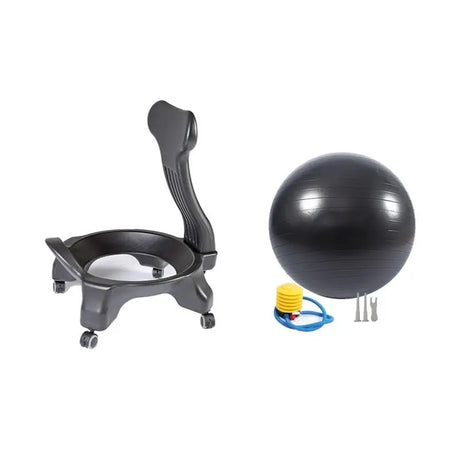 Balance Ball Chair Exercise Fitness Stability Yoga Ball High-Quality Ergonomic Chair for Home and Office Desk with Air Pump