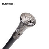 Wolf Head Totem Relief Walking Stick with Hidden Plate Self Defense Fashion Cane Plate Cosplay Crosier Stick 93cm