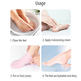 One Pair Pack Silicone Foot Care Socks Anti Cracking Moisturizing Socks Cracked Dead Skin Remove Protector Pain Relief Tools