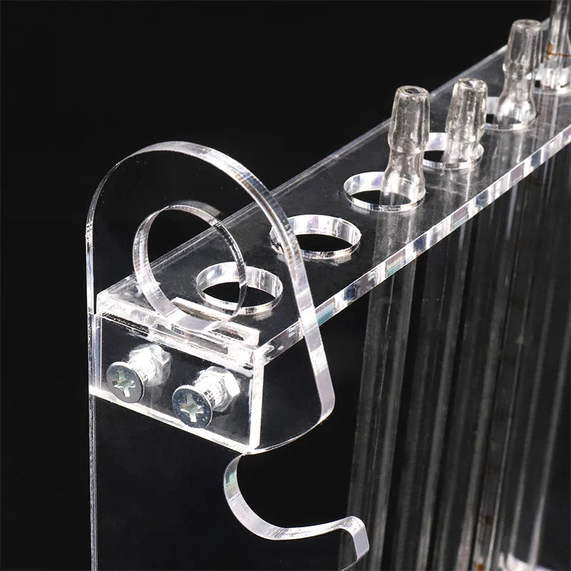 14 Holes 28 Holes Plexiglas Rack Pipette Rotatable Straw Holder Circular and Trapezoid Laboratory Pipettor Holder