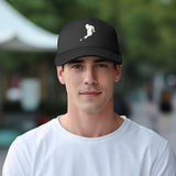 Player Billiards Ball Black Dad Hat Fashion Mesh Hat Adjustable Baseball Cap for Men Womens