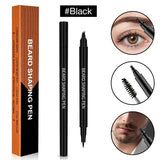 Beard Pen Barber Pencil Facial Hair Styling Eyebrow Tool Mustache Repair Waterproof Coloring Tools Men Cosmetics Beard Filler