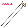 280g Lightweight Aluminum Alloy Trekking Poles Foldable 4-Sections Hiking Sticks Climbing Poles Collapsible Walking Sticks