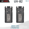 Baofeng UV 82 Battery BL-8 Walkie Talkies Ham Radio 2800mAh Enlarge 3800mah UV82HX Battery UV-8D UV-82HP UV-89 Radio Accessories