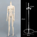 High Quality Kids Toy 1/6 11 Jointed DIY Movable Nude Naked White Doll Body For 11.5" Doll House DIY Body Doll Accessories Gifts