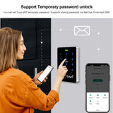 WiFi Tuya Door Access Control Keypad IP68 Waterproof RFID Keyboard Controller Reader Touch Door Opener APP Remote Unlock WG26/34