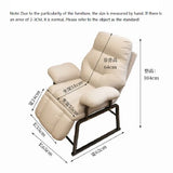 Cama Sofa Home Lazy Sofa Chair Comfortable Sedentary Office Computer Reclining Back Chair Adjustable Recliner Sofa Bed