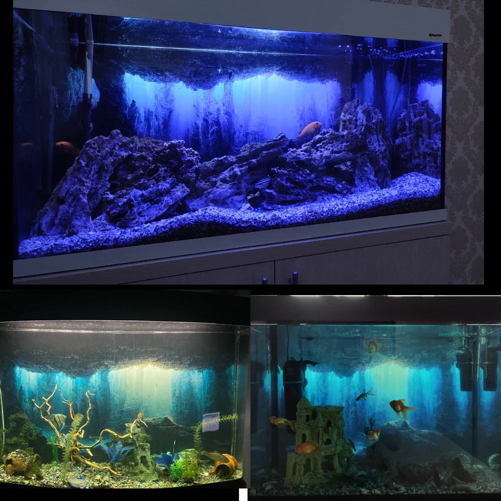 Aquarium Background Sticker,  Underwater Cave Stone  HD Printing Wallpaper Fish Tank Backdrop Decorations PVC Landscape Poster