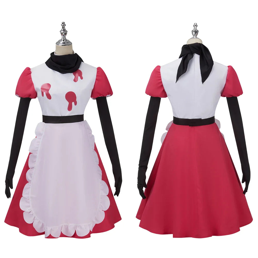 Anime Niffty Cosplay Costume Fancy Dress Outfits Halloween Carnival Party Women Maid Suit