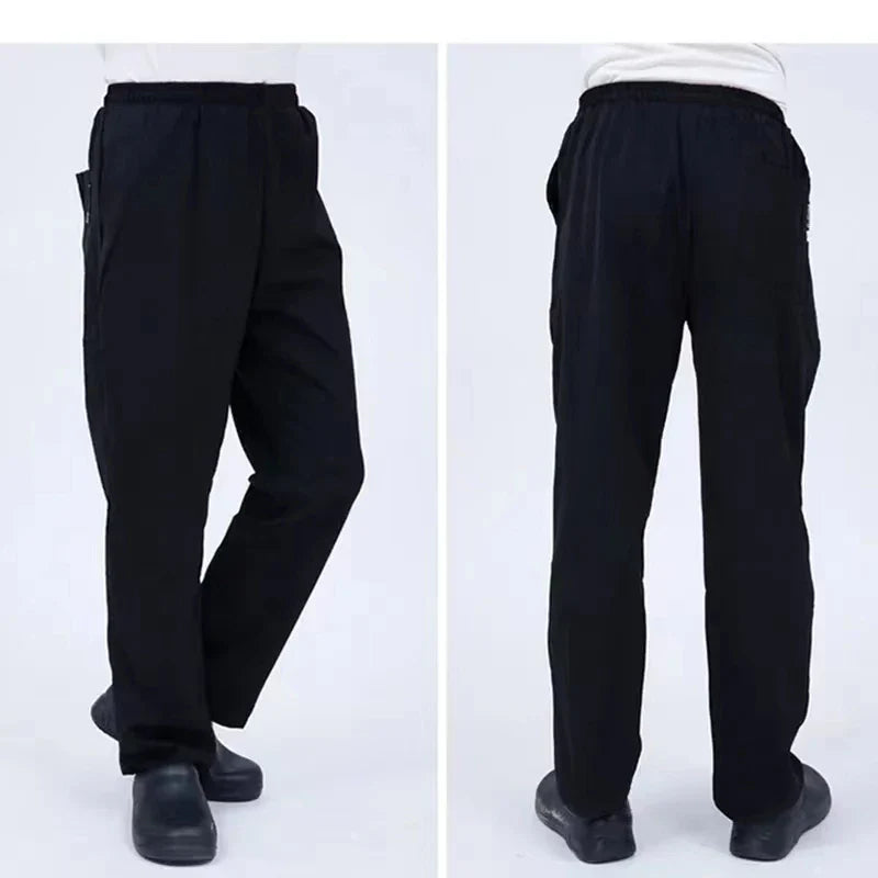 Chef Pants for Men Restaurant Kitchen Unisex Cook Works Lightweight Baggy Trousers chef accessories chef  Bottoms uniform men