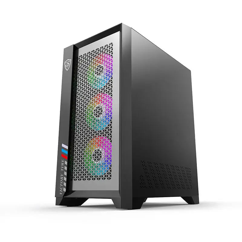 Power Train Titanium 3080 EATX Desktop Computer Case Middle Tower Side Transparent Game RGB Chassis For 360 Water-Cooled