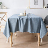 Cotton And Linen Tablecloth Waterproof And Anti-Scalding High-End Small Fresh Rectangular Coffee Table Tablecloth Table Mat