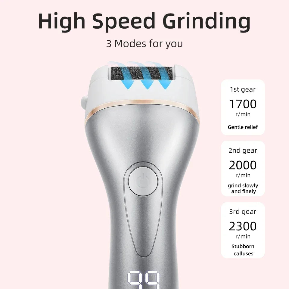 Electric Foot File Remover Pedicure Tools Dead Skin Callus Remover Foot  Feet Files USB Rechargeable Foot Skin Care Tools