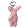 Bunny Heart Phone Chain Korean INS Punk Cute Rabbit Dolls Keychain Bag Decoration Y2K Fashion Jewelry Pendant Accessories Gift