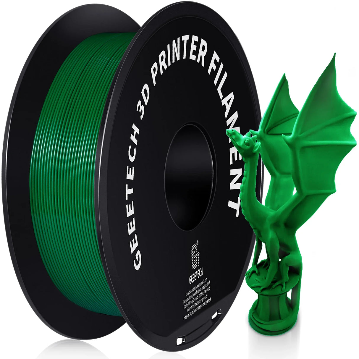 GEEETECH 1kg 1.75mm 1KG(2.2LBS) Pure PETG, 3D Printer Filament, Vacuum Packaging,Tangle-Free, 3d printing materials