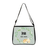 Christian Gift Bible Verse in Spanish Crossbody Bag Con Dios Todo Es Posible Messenger Bags Shoulder Bag Casual Handbag