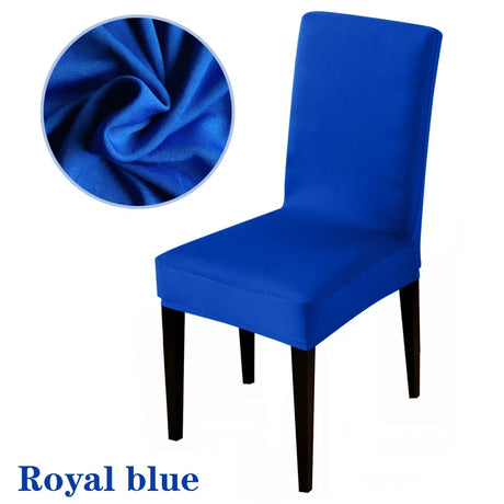 Dining chair Cover For Home Polar Fleece Fabric Chair Cover Stretch Slipcovers Seat Chair Covers Banquet Hotel Dining Room