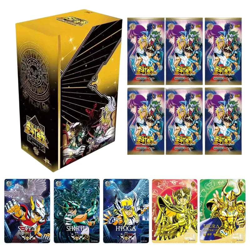 Genuine Saint Seiya Cards Anime Game Saints Awakening Collection Cards Gold Saints Shining Cards Children's Gifts