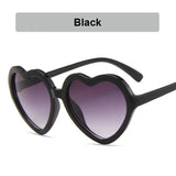 Fashion New Childrens Gradient Sunglasses Heart Shape Frame Glitter Sun Glasses Cartoon Love Heart Cute Sun Glasses Kids Girls