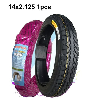 New CST 14X2.125 14x2.50  Tyre 14 Inch Tubeless Tire for Electric Bicycle Wear-resistant tire