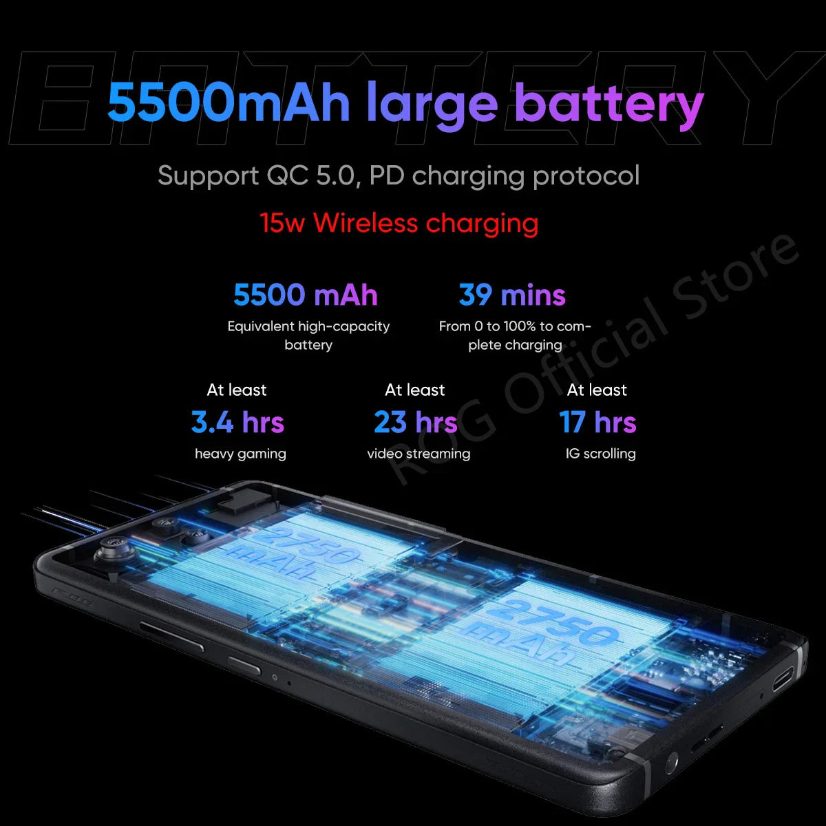 2024 World Premiere ASUS ROG Phone 8 Snapdragon 8 Gen 3 5G Smartphone 6.78'' 165HZ E-Sports Screen 65W Charging NFC ROG 8 Pro