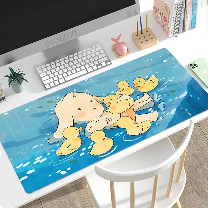 Mouse Pad Gamer Cute Anime XL HD Large Custom Mousepad XXL keyboard pad Non-Slip Carpet Soft Office Accessories Mice Pad