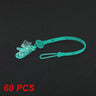 2~60PCS Pacifier Chain Pacifier Clip Silicone Molar Chain Anti-drop Chain Cute Baby Pacifier Clip Nipple Anti-falling Chain