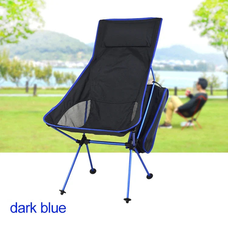 Lightweight Compact Folding Camping Backpack Chairs, Portable Foldable Chair for Outdoor, Beach, Fishing, Hiking, Picnic, Travel