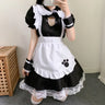 Sexy Black Cat Girl Women Fantasy French Maid Outfit Men Gothic Sweet Lolita Dress Anime Cosplay Costume Plus Size XXXL XXXXL