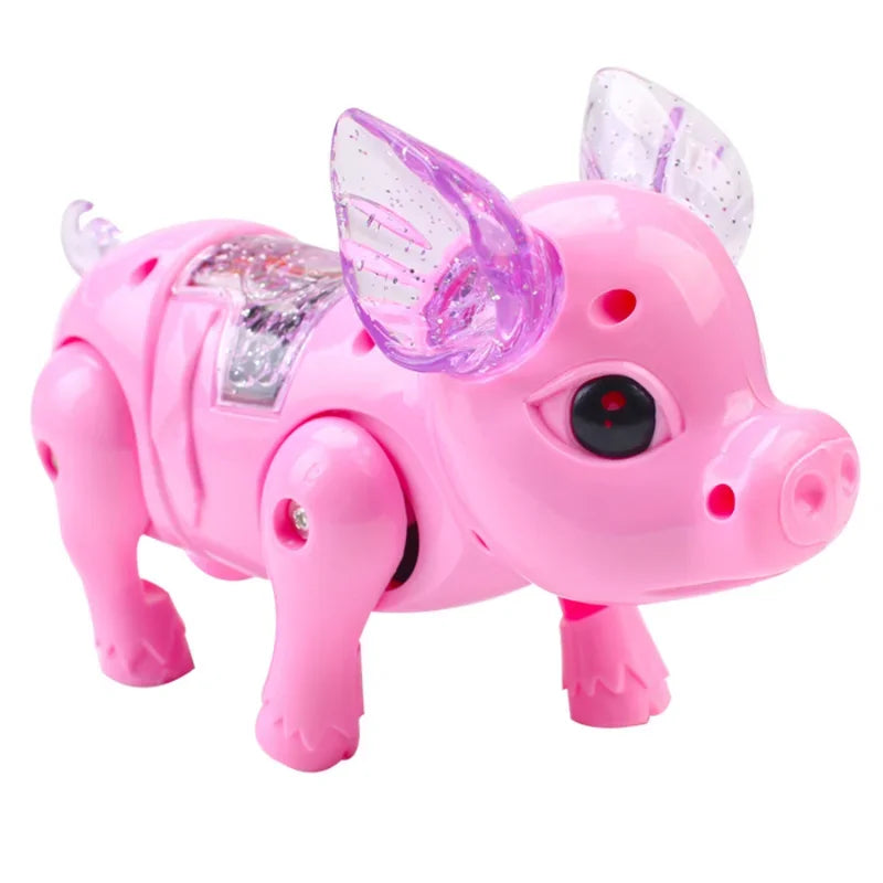 Pink Color Funny Electronic Toys Cute Electric Walking Pig Toy with Light Musical Kids Children Birthday Gift Toys Robot Dog Top