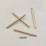 New Arrival! 30/60mm 100pcs Brass Pendants Cylinder Charm For Handmade Necklace Earrings DIY Parts,Jewelry Findings & Components