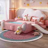 Nature Wooden High Bed Double Home Princess Bedframe Queen Children Bed Girl Modern Sleeping Muebles Para Dormitorio Furniture