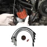 Car Ignition System Kit Distribution Cap With Rotor Ignition Wires For Golf 3 Passat 35I Vento 1H0998031 Car Accessories