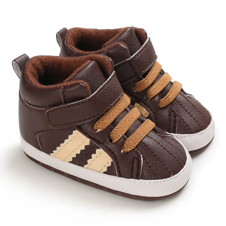 Newborn Baby Shoes Boy Girl Classical Sport Soft Sole PU Leather Multi-Color First Walker Crib Moccasins Casual Sneakers Shoes