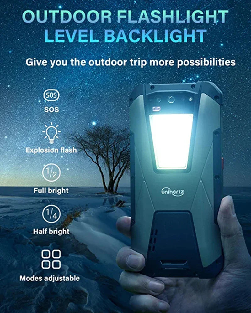 Unihertz TANK Rugged Night Vision Smartphone, Cell Phone, Mobile Phone, 22000 mAh, 8GB, 256GB, 108M Camera, 66W PD, Helio G99