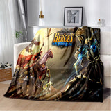 3D Heroes of Might and Magic Retro Game Soft Plush Blanket,Flannel Blanket Throw Blanket for Living Room Bedroom Bed Sofa Picnic