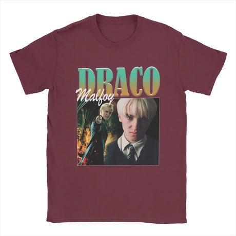 Draco Malfoy Men T Shirt Awesome Tees Short Sleeve O Neck T-Shirt 100% Cotton Gift Idea Tops