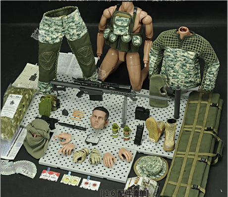 Collection NB01A NB02A NB03A NB04 NB05 NB07 NB08 1/6 Military Army Combat Swat Police Soldier ACU Forces Action Figure Model