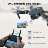 NEW E58 RC Drone WiFi FPV Altitude Hold Foldable Quadcopter with Battery 1080P 4K HD Camera RC Drone Helicopter Drone Gift Toys