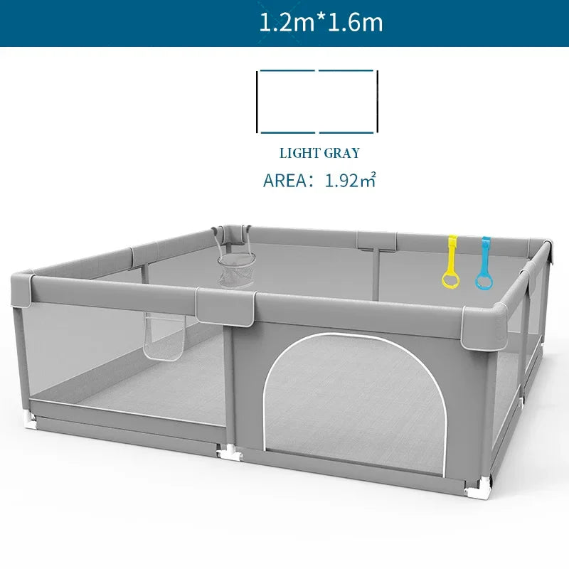 IMBABY Indoor Baby Playpen for Children Kid Ball Pit Toy Plaza Kids Playground Park Toddler Safety Fence for Self Entertainment