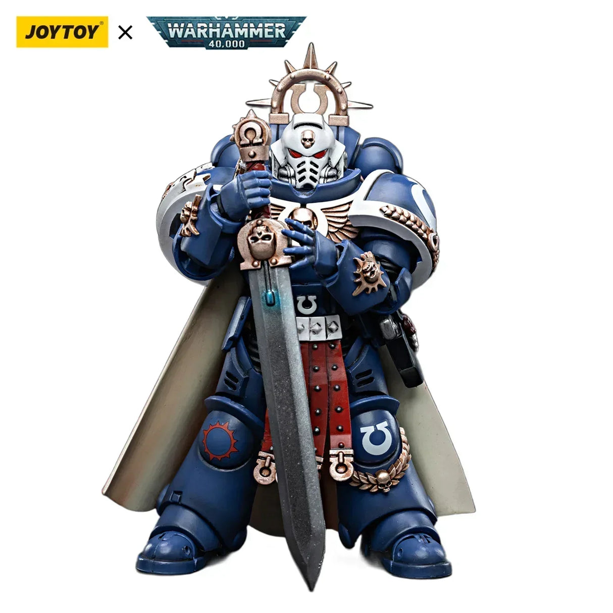 JOYTOY Warhammer 40k Action Figure Ultramarines Primaris Company Champion Parnaeus Veteran Intercessor Anime Military Model Toy