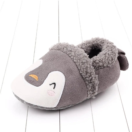 Baby Shoes Adorable Infant Slippers Toddler Baby Boy Girl Knit Crib Shoes Cute Cartoon Anti-slip Prewalker Baby Slippers