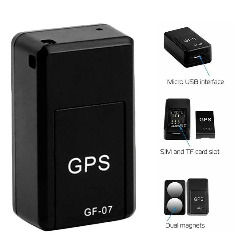 GF-07 Mini GPS Tracker Magnetic Mount Car Motorcycle Real Time Tracking Anti-lost Locator SIM Positioner Auto Accessories