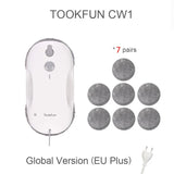 TOOKFUN CW1 Electric Smart Robotic Window Cleaner For Home With Sprayer Auto Vacuum Cleaning Fast Safe 3000Pa Cyclone Suction