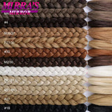 28 Inch Long DIY Braided Ponytail Extension with Hair Tie Straight Wrap Around Hair Extensions Ponytail Synthetic Hairpiece 100G