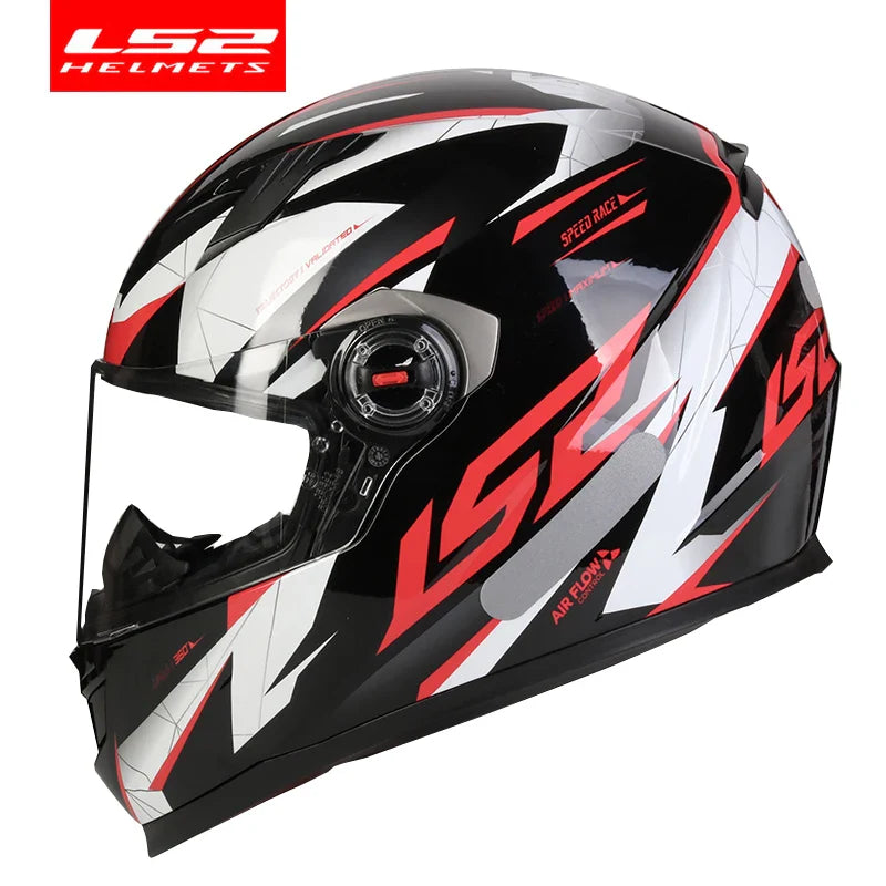 LS2 FF358 Full Face motorcycle helmet high quality ls2 Brazil flag capacete casque moto helm ECE approved no pump