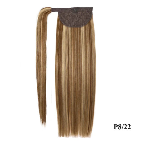 100% Human Hair Ponytail European Straight 120gram Wrap Around Clip In Pony Tail Machine Remy Hair 12-26 Inches ALI-BEAUTY