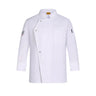 Unisex Chef Jacket Short Sleeve Kitchen Cook Coat Restaurant Waiter Uniform Shirt