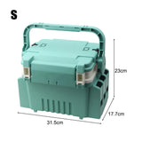 Large Capacity Fishing Tackle Box Multifunctional Fishing Lures Hook Box Anti Slip Grip for Fished Gear Fishing Lures Hook Box